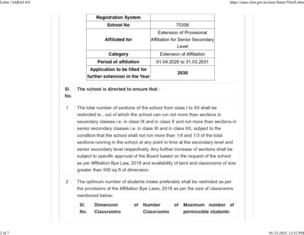 Affiliation Letter Page 2